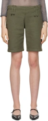 Paloma Wool Green Tineta Denim Shorts In 514 Green
