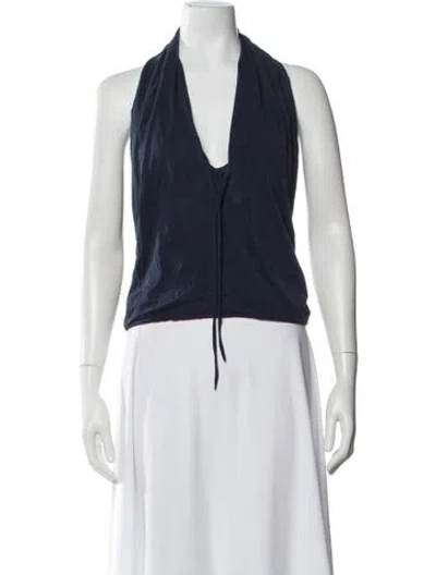 Pre-owned Paloma Wool Halterneck Sleeveless Top In Neutral