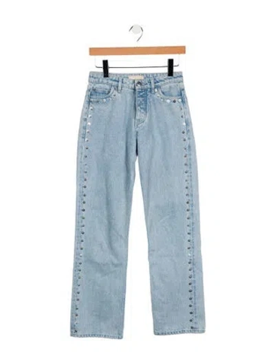 Pre-owned Paloma Wool High-rise Straight Leg Jeans In Blue