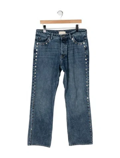 Pre-owned Paloma Wool High-rise Straight Leg Jeans In Blue