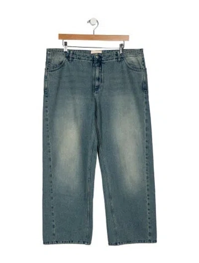 Pre-owned Paloma Wool High-rise Wide Leg Jeans In Blue