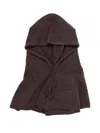 Paloma Wool Hooded Tie-fastening Balaclava In Brown