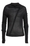 Paloma Wool Igna Diagonal Button Sweater In Black