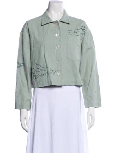 Pre-owned Paloma Wool Jacket In Green