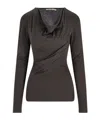 Paloma Wool Junco Long-sleeve Top In Black