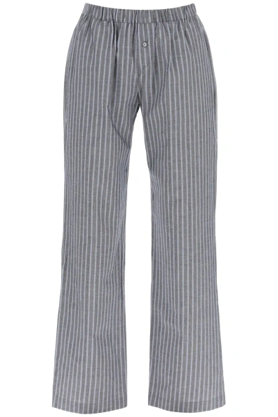 Paloma Wool Kimoto Striped Loose Pants In Grey