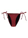 Paloma Wool Kineta Striped Bikini Bottoms In Multi