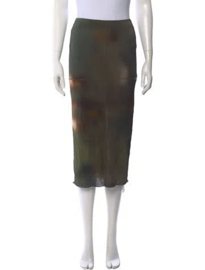 Pre-owned Paloma Wool Knee-length Skirt In Green