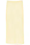 Paloma Wool "knitted Midi Skirt With Perfor