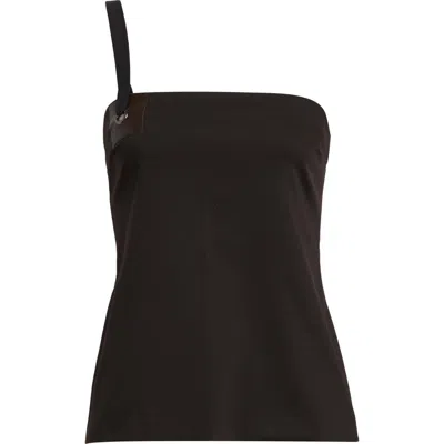 Paloma Wool Lali One-shoulder Tank In Brown
