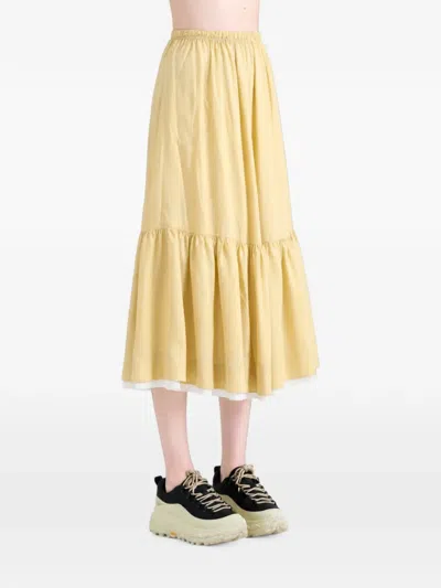 Paloma Wool Lamin Ruffled Tiered Midi Skirt In Multi