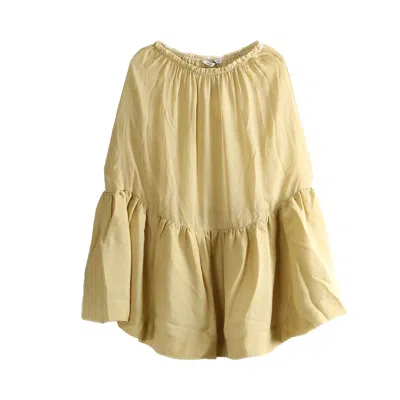 Pre-owned Paloma Wool Lamin Skirt 'ecru' | Cream | Women's Size 36 In White