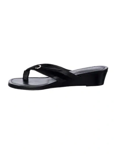 Pre-owned Paloma Wool Leather In Black