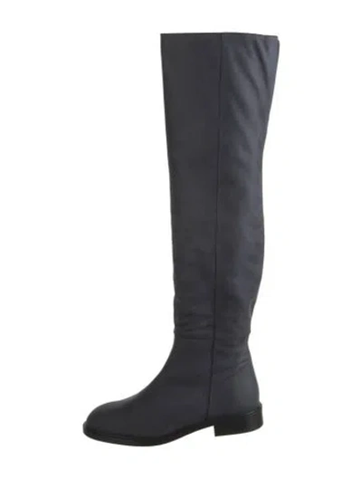 Pre-owned Paloma Wool Leather Boots In Blue