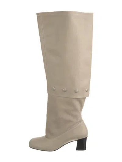 Pre-owned Paloma Wool Leather Boots In Gray