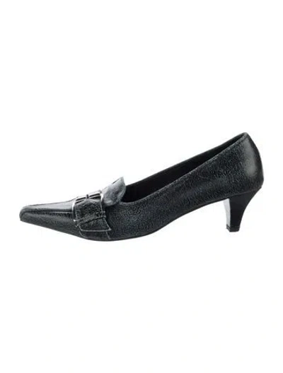 Pre-owned Paloma Wool Leather Pumps In Green