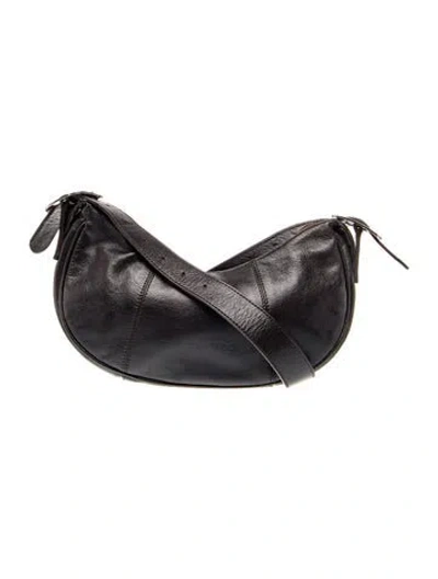 Pre-owned Paloma Wool Leather Shoulder Bag In Brown