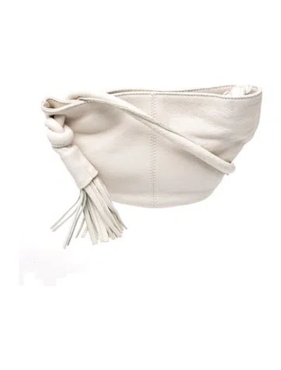 Pre-owned Paloma Wool Leather Shoulder Bag In Neutrals