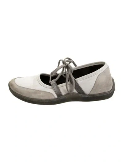 Pre-owned Paloma Wool Leather Sneakers In White