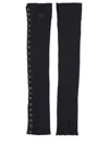 Paloma Wool Leg Warmers With Buttons In Black