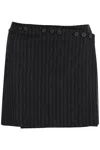 Paloma Wool Leonie Stripe Skirt In Grey