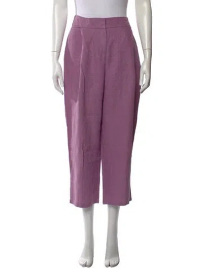 Pre-owned Paloma Wool Linen Wide Leg Pants In Purple
