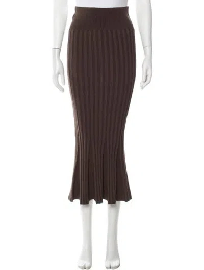 Pre-owned Paloma Wool Long Skirt In Brown