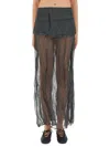 Paloma Wool Gray Mae Maxi Skirt In Black