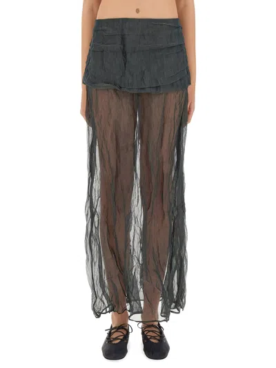 PALOMA WOOL LONG SKIRT "MAE"