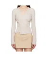 Paloma Wool Valeria Reversible Merino Wool Sweater In Neutral