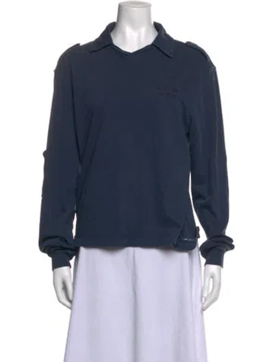 Pre-owned Paloma Wool Long Sleeve Top In Blue