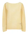 Paloma Wool Long-sleeved Sweater In Yellow