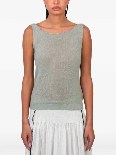 Paloma Wool Lotti Backless Tank Top In Gray