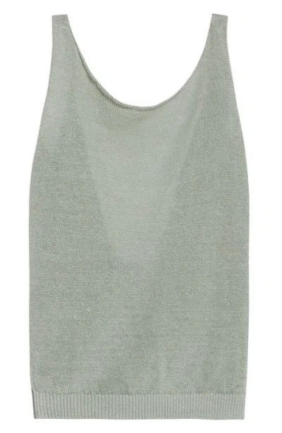 Paloma Wool Lotti Sleeveless Hemp Sweater In Green