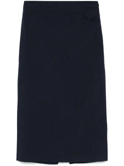 Paloma Wool Loya Midi Skirt In Blue