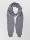 Paloma Wool Luxurious Soft Scarf Ribbed Cuffs In Gray