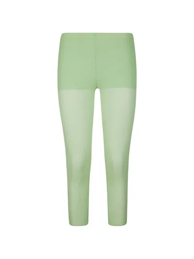 Paloma Wool Meleta Sheer-knit Leggings In Green