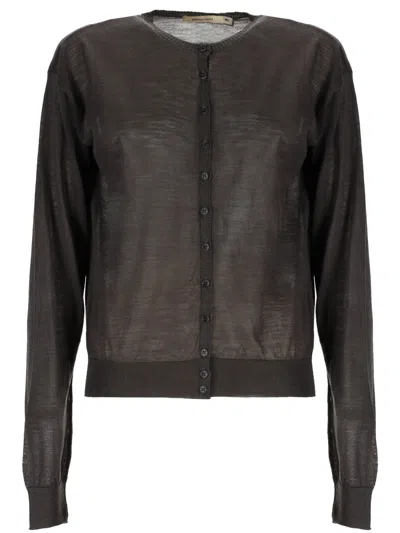 Paloma Wool Merino Wool Cardigan In Black