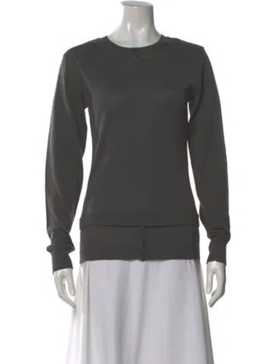 Pre-owned Paloma Wool Merino Wool Crew Neck Sweater In Gray