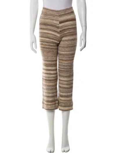 Pre-owned Paloma Wool Merino Wool Wide Leg Pants In Neutral