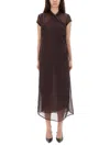 Paloma Wool Abito Midi Sully In Brown