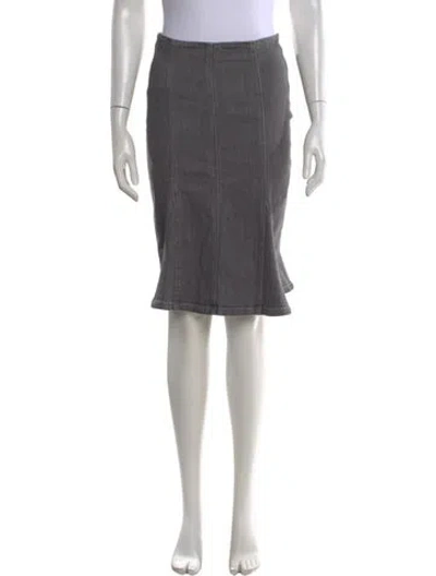 Pre-owned Paloma Wool Midi Length Skirt In Gray