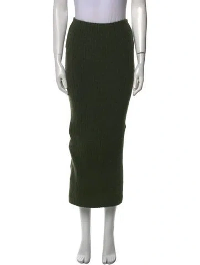 Pre-owned Paloma Wool Midi Length Skirt In Green