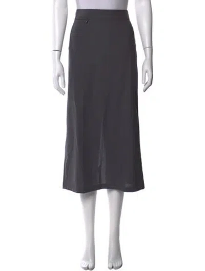 Pre-owned Paloma Wool Midi Length Skirt W/ Tags In Grey