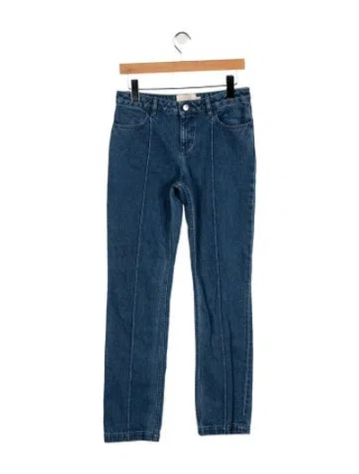 Pre-owned Paloma Wool Mid-rise Straight Leg Jeans In Blue