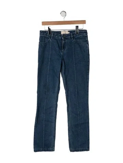 Pre-owned Paloma Wool Mid-rise Straight Leg Jeans In Blue