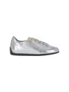 Paloma Wool Leather Sneakers In Silver
