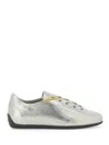 Paloma Wool Silver Leather Sneakers In Silver
