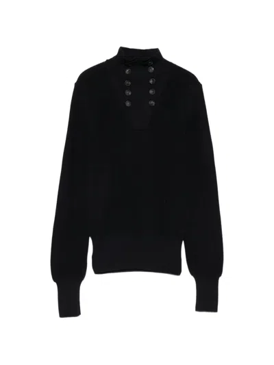 Paloma Wool Milon Button-detail Sweater In Black