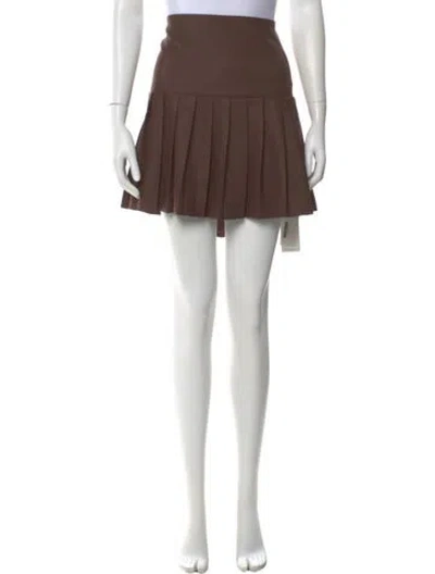 Pre-owned Paloma Wool Mini Skirt In Brown